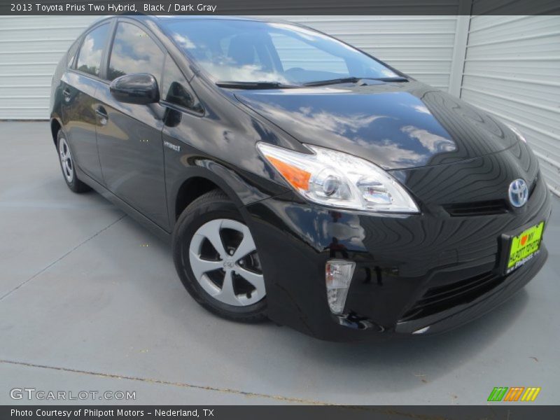 Black / Dark Gray 2013 Toyota Prius Two Hybrid