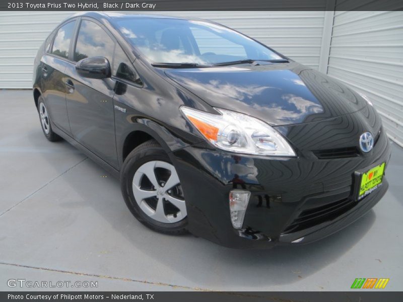 Black / Dark Gray 2013 Toyota Prius Two Hybrid