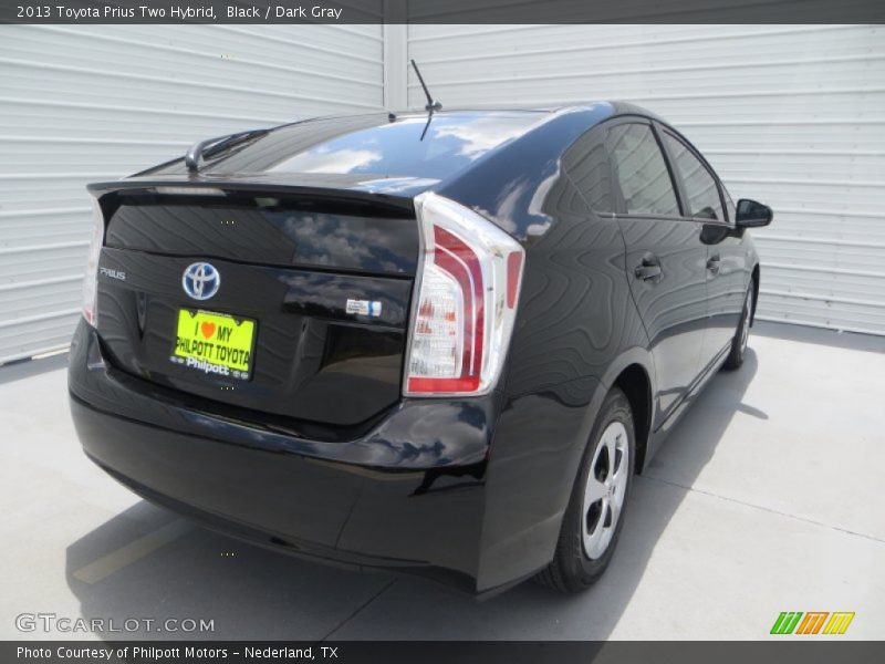 Black / Dark Gray 2013 Toyota Prius Two Hybrid