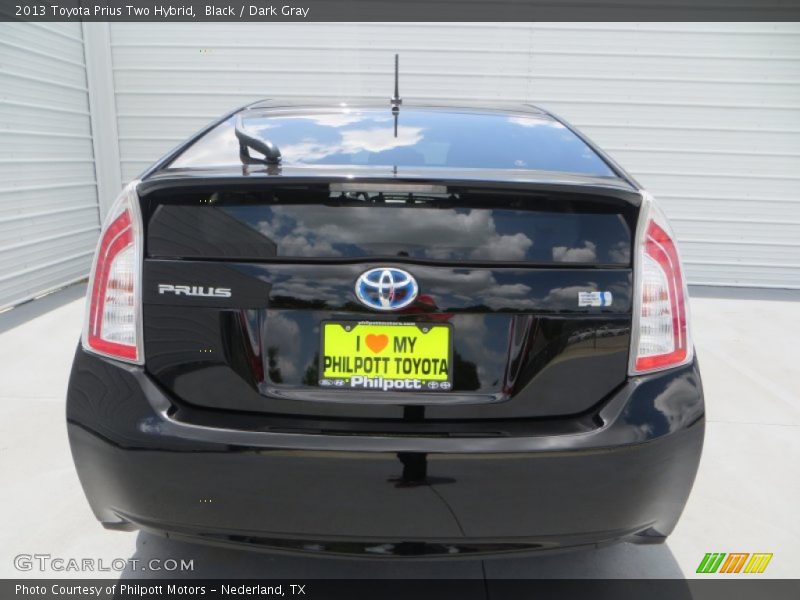 Black / Dark Gray 2013 Toyota Prius Two Hybrid