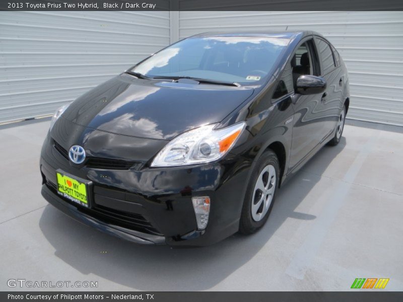 Black / Dark Gray 2013 Toyota Prius Two Hybrid
