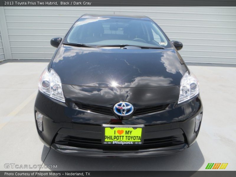 Black / Dark Gray 2013 Toyota Prius Two Hybrid