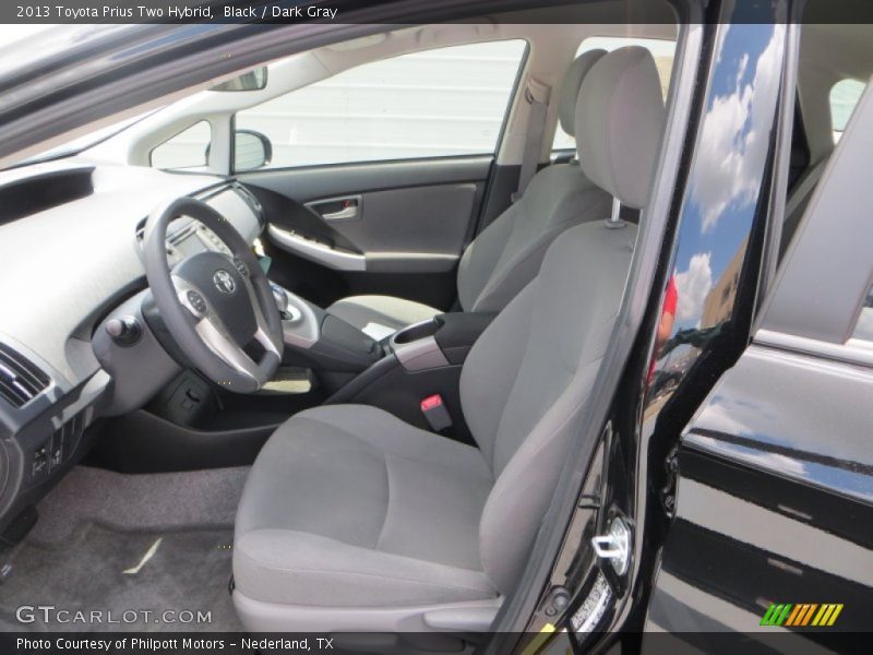 Black / Dark Gray 2013 Toyota Prius Two Hybrid