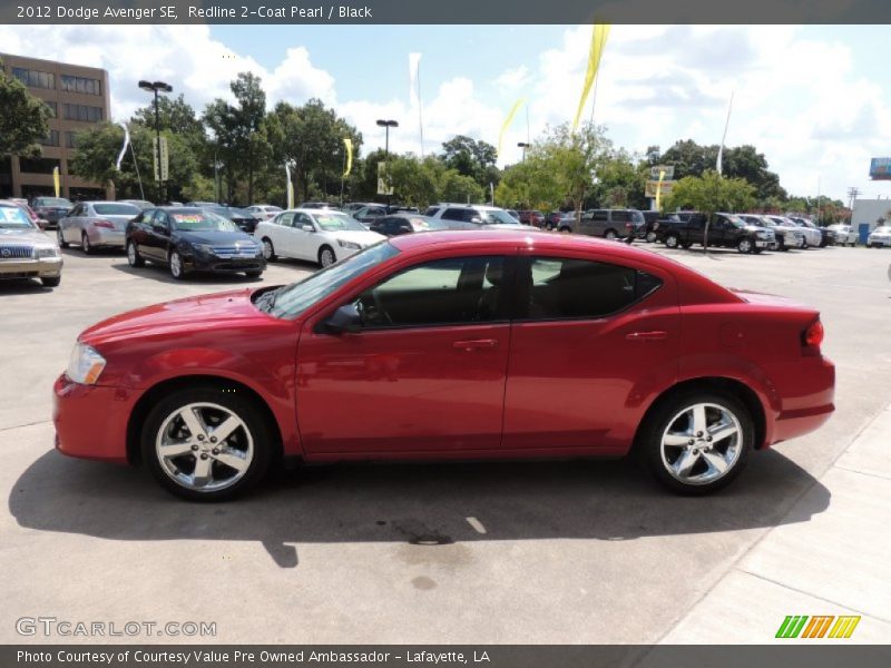Redline 2-Coat Pearl / Black 2012 Dodge Avenger SE