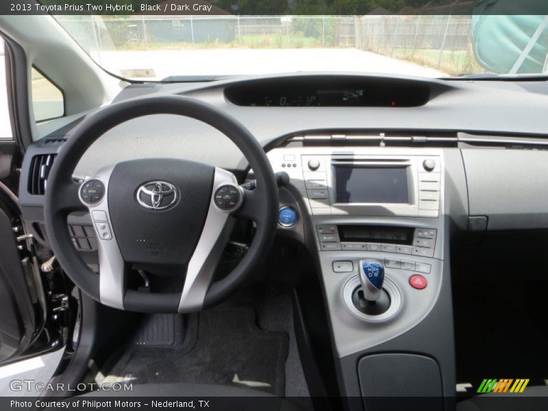 Black / Dark Gray 2013 Toyota Prius Two Hybrid