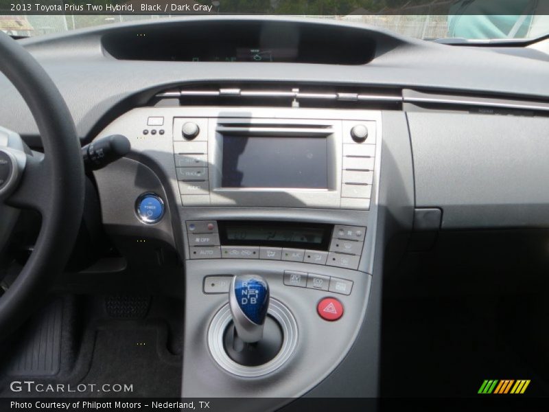 Black / Dark Gray 2013 Toyota Prius Two Hybrid