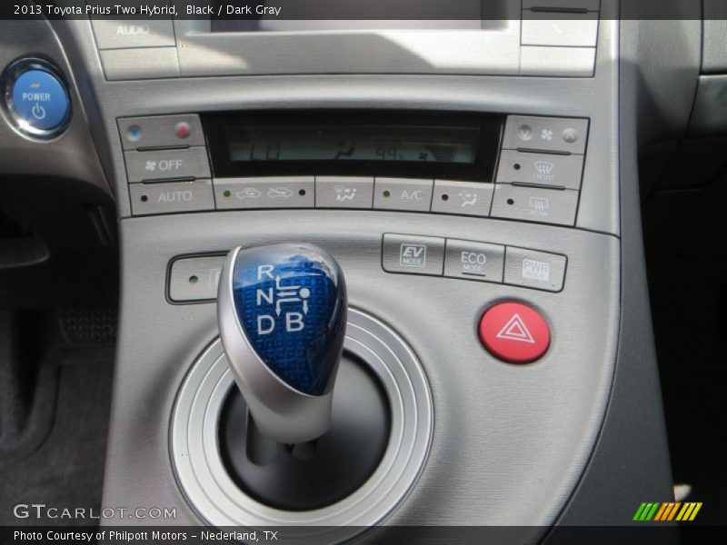 Black / Dark Gray 2013 Toyota Prius Two Hybrid