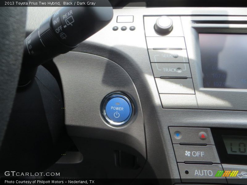 Black / Dark Gray 2013 Toyota Prius Two Hybrid