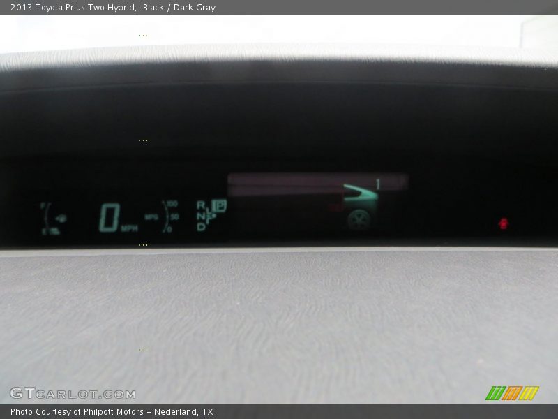Black / Dark Gray 2013 Toyota Prius Two Hybrid