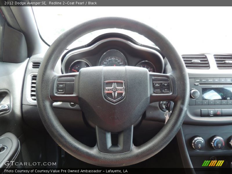 Redline 2-Coat Pearl / Black 2012 Dodge Avenger SE