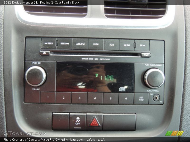 Redline 2-Coat Pearl / Black 2012 Dodge Avenger SE