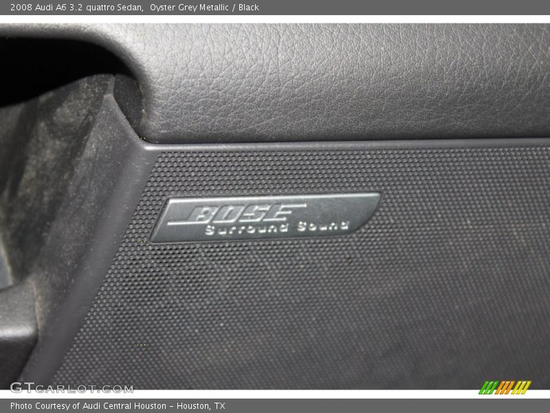 Oyster Grey Metallic / Black 2008 Audi A6 3.2 quattro Sedan