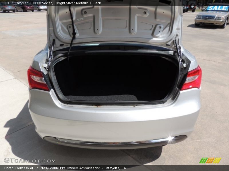 Bright Silver Metallic / Black 2012 Chrysler 200 LX Sedan