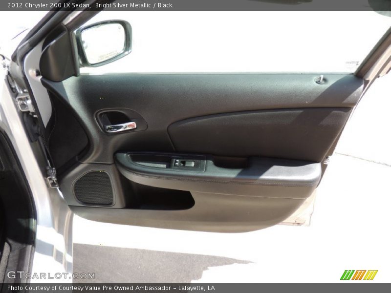 Bright Silver Metallic / Black 2012 Chrysler 200 LX Sedan