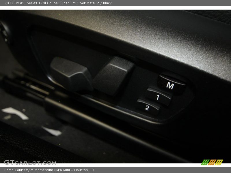 Titanium Silver Metallic / Black 2013 BMW 1 Series 128i Coupe