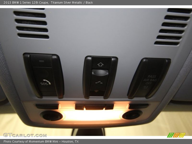 Titanium Silver Metallic / Black 2013 BMW 1 Series 128i Coupe