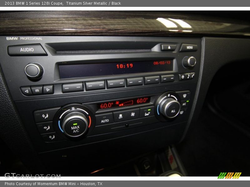 Titanium Silver Metallic / Black 2013 BMW 1 Series 128i Coupe