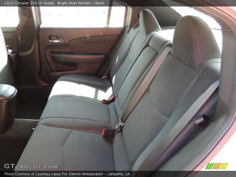 Bright Silver Metallic / Black 2012 Chrysler 200 LX Sedan