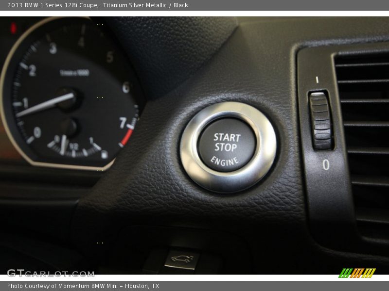 Titanium Silver Metallic / Black 2013 BMW 1 Series 128i Coupe