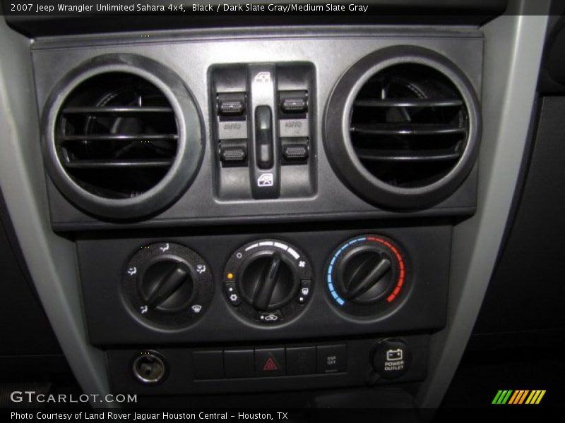 Black / Dark Slate Gray/Medium Slate Gray 2007 Jeep Wrangler Unlimited Sahara 4x4