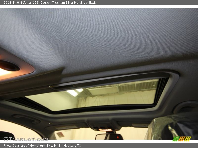 Titanium Silver Metallic / Black 2013 BMW 1 Series 128i Coupe