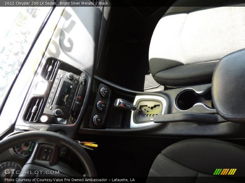 Bright Silver Metallic / Black 2012 Chrysler 200 LX Sedan