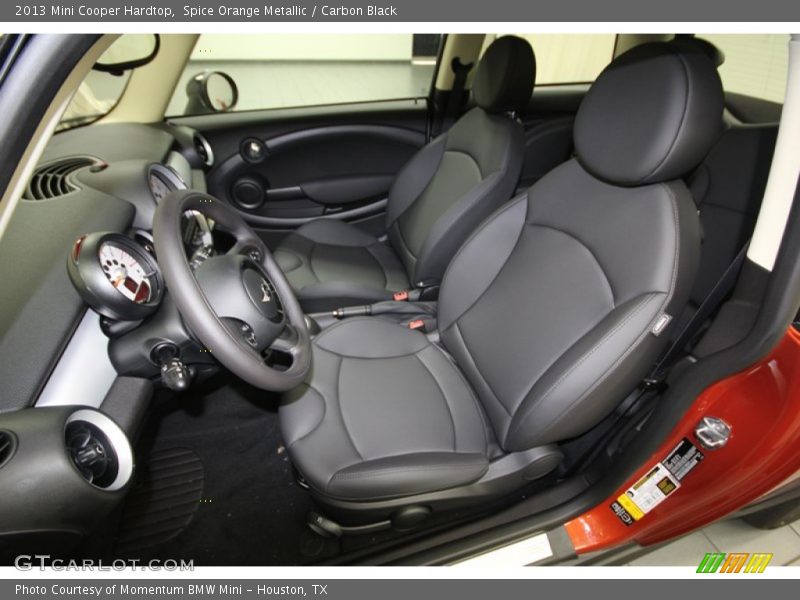 Spice Orange Metallic / Carbon Black 2013 Mini Cooper Hardtop