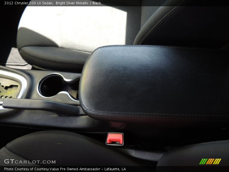 Bright Silver Metallic / Black 2012 Chrysler 200 LX Sedan