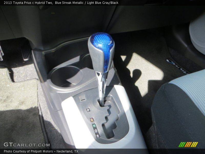 Blue Streak Metallic / Light Blue Gray/Black 2013 Toyota Prius c Hybrid Two