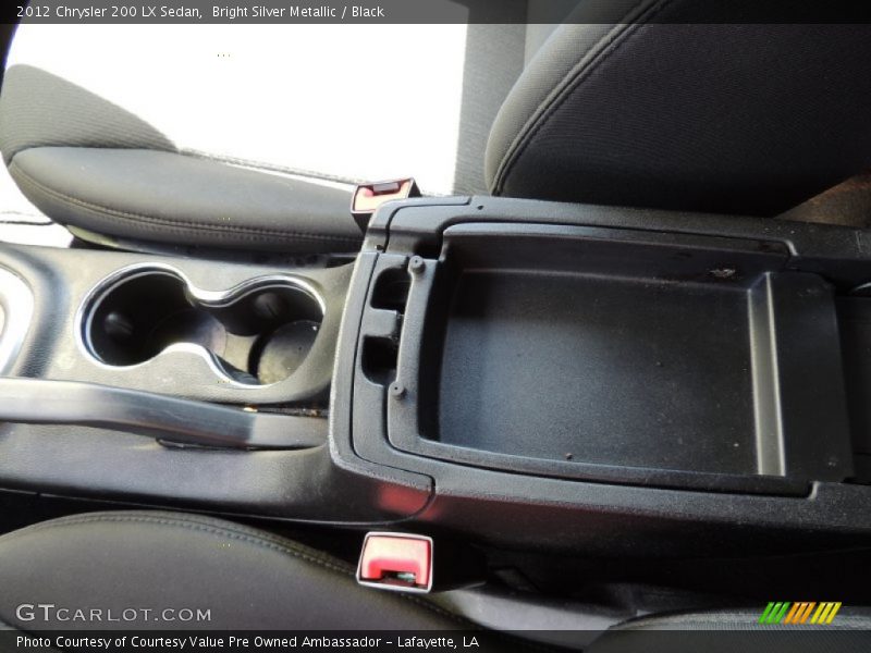 Bright Silver Metallic / Black 2012 Chrysler 200 LX Sedan