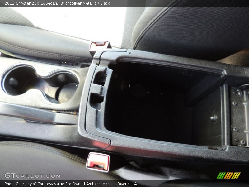 Bright Silver Metallic / Black 2012 Chrysler 200 LX Sedan