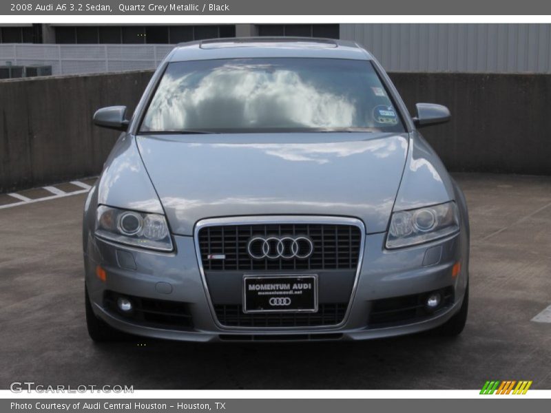 Quartz Grey Metallic / Black 2008 Audi A6 3.2 Sedan
