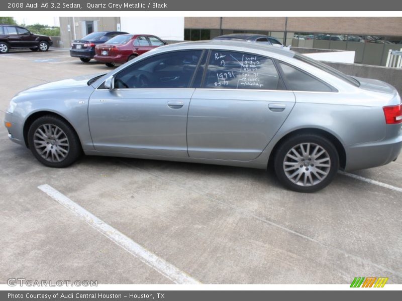 Quartz Grey Metallic / Black 2008 Audi A6 3.2 Sedan