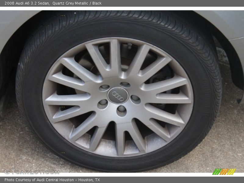 Quartz Grey Metallic / Black 2008 Audi A6 3.2 Sedan