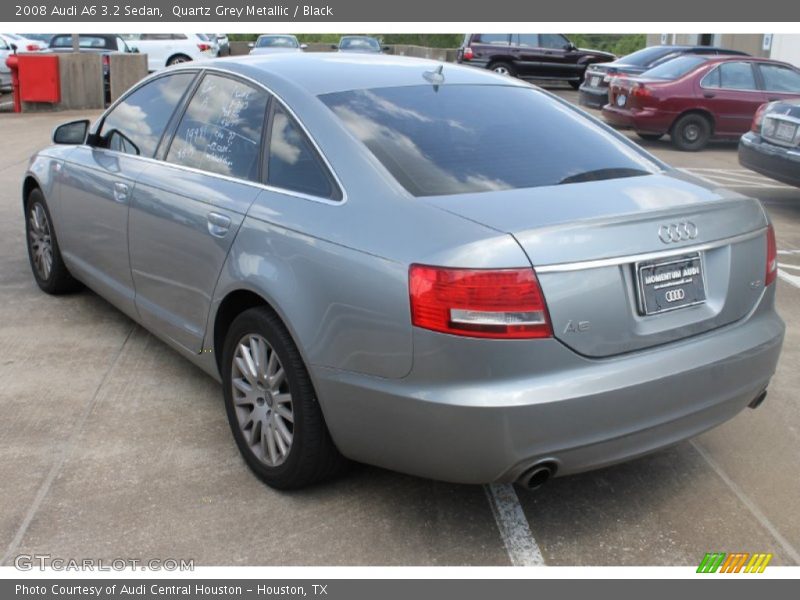 Quartz Grey Metallic / Black 2008 Audi A6 3.2 Sedan