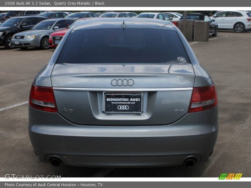 Quartz Grey Metallic / Black 2008 Audi A6 3.2 Sedan