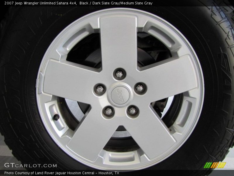 Black / Dark Slate Gray/Medium Slate Gray 2007 Jeep Wrangler Unlimited Sahara 4x4