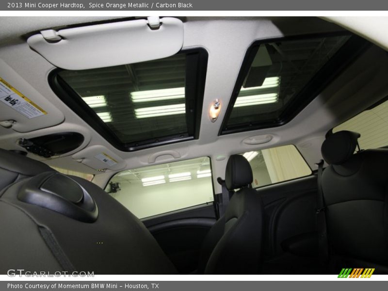 Spice Orange Metallic / Carbon Black 2013 Mini Cooper Hardtop