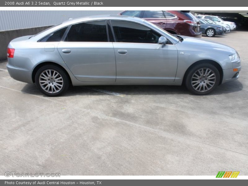 Quartz Grey Metallic / Black 2008 Audi A6 3.2 Sedan