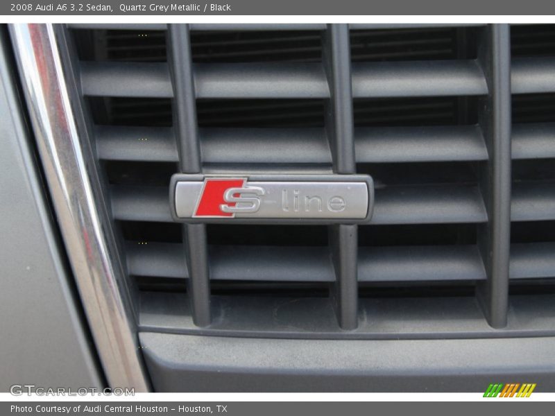 Quartz Grey Metallic / Black 2008 Audi A6 3.2 Sedan