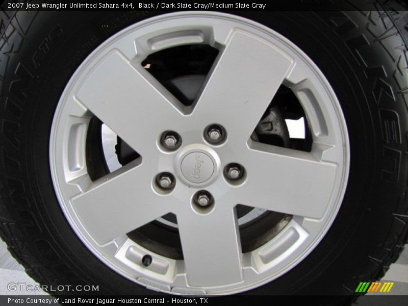 Black / Dark Slate Gray/Medium Slate Gray 2007 Jeep Wrangler Unlimited Sahara 4x4