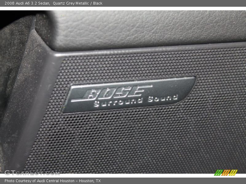 Quartz Grey Metallic / Black 2008 Audi A6 3.2 Sedan