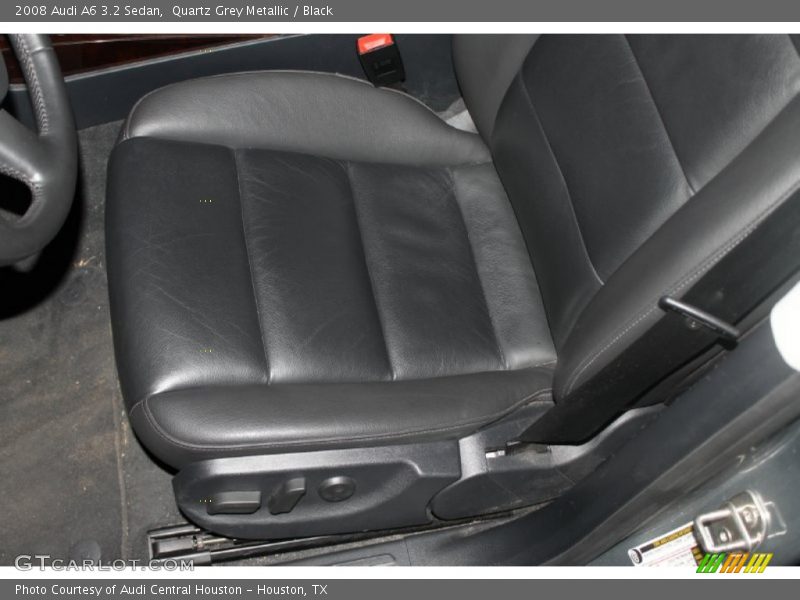 Quartz Grey Metallic / Black 2008 Audi A6 3.2 Sedan