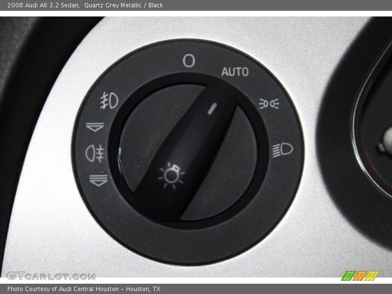 Quartz Grey Metallic / Black 2008 Audi A6 3.2 Sedan