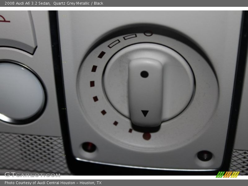 Quartz Grey Metallic / Black 2008 Audi A6 3.2 Sedan