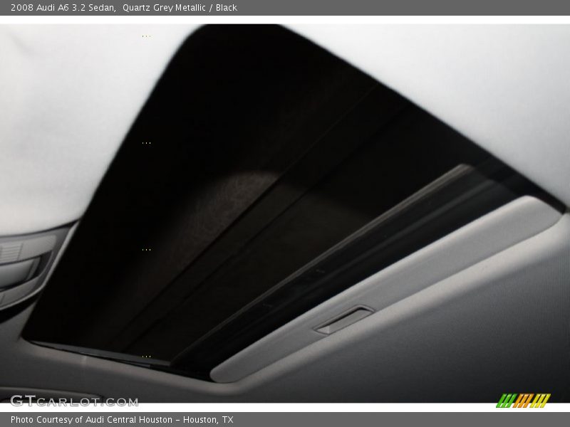 Quartz Grey Metallic / Black 2008 Audi A6 3.2 Sedan