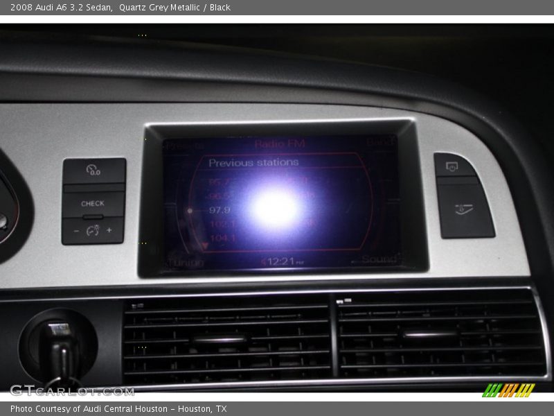 Quartz Grey Metallic / Black 2008 Audi A6 3.2 Sedan