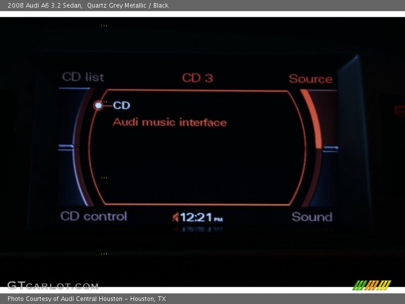 Quartz Grey Metallic / Black 2008 Audi A6 3.2 Sedan