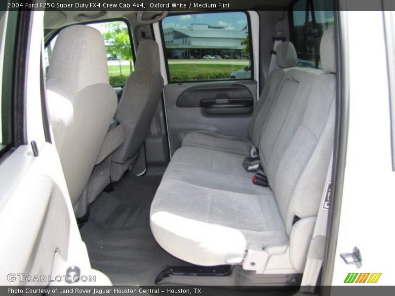Oxford White / Medium Flint 2004 Ford F250 Super Duty FX4 Crew Cab 4x4