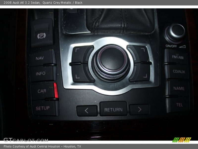 Quartz Grey Metallic / Black 2008 Audi A6 3.2 Sedan